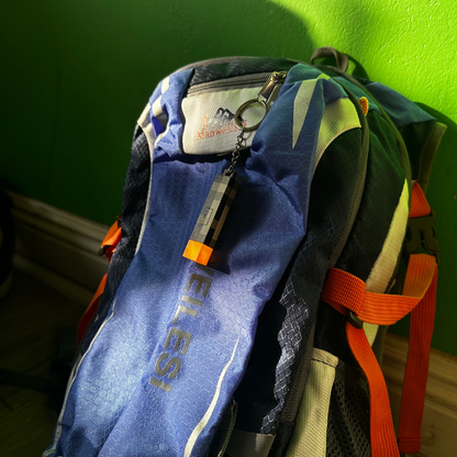 Minecraft-Inspired Mini Torch Keychain™